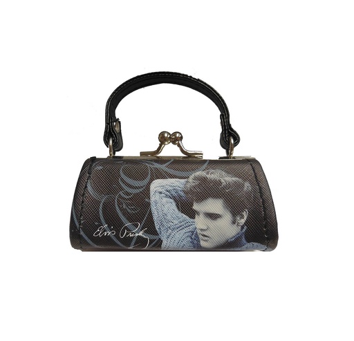 [E8844] Elvis Mini Purse - Blue Sweater