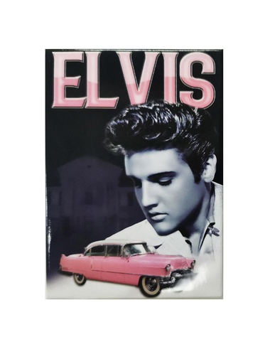 [E8993] Elvis Magnet - Pink Caddy