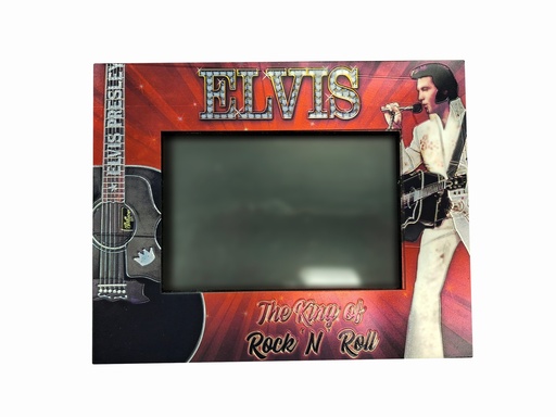 [E9027] Elvis Picture Frame - '68 Name - Metallic