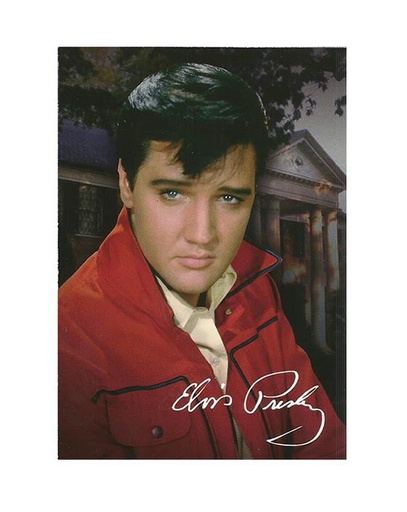 [EMSP2118] Elvis Postcard - Red Jacket - Pack of 50