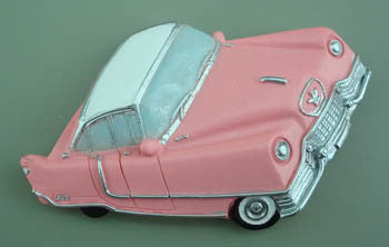 [G4639] Pink Car Magnet - Polyresin