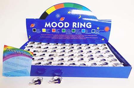 [G4790] Ring Mood Guitar - Display of 36