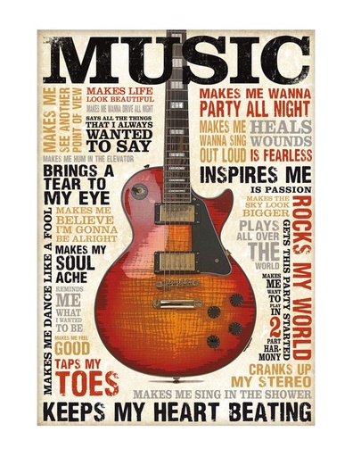 [G5144] Postcards - Music is Passion - Pack of 50