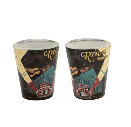 [G6965] Ryman Shot Glass - Red Truck