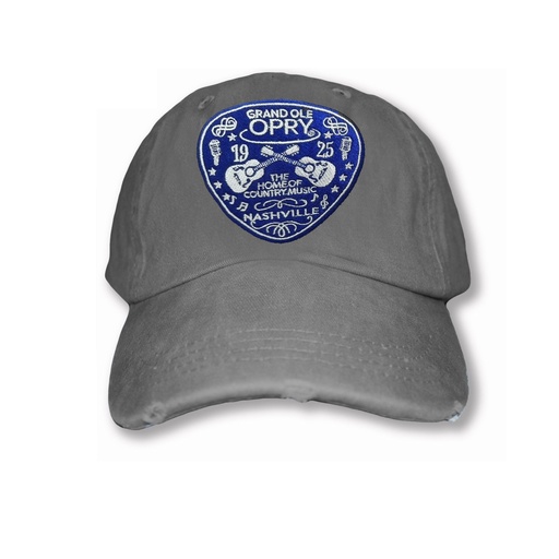 [G6982] Grand Ole Opry Cap - Guitar Pick Gray