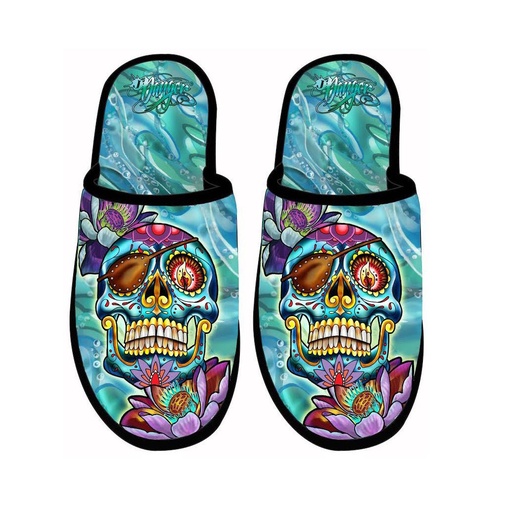 [JH5395] James Danger Slippers - Skully Roger