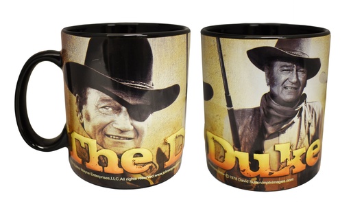 [JW4610] John Wayne Mug - Embossed Collage