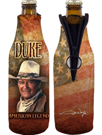 [JW4996] John Wayne Bottle Huggie/Koozie - American Legend