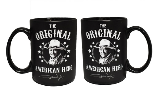 [JW5684] John Wayne Mug - Blk & Wht Est.