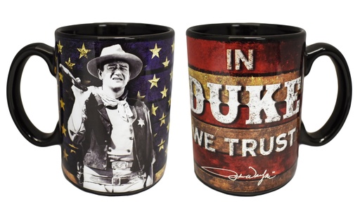 [JW5712] John Wayne Mug - In Duke We Trust