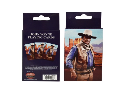 [JW5841] John Wayne Playing Cards - Stand