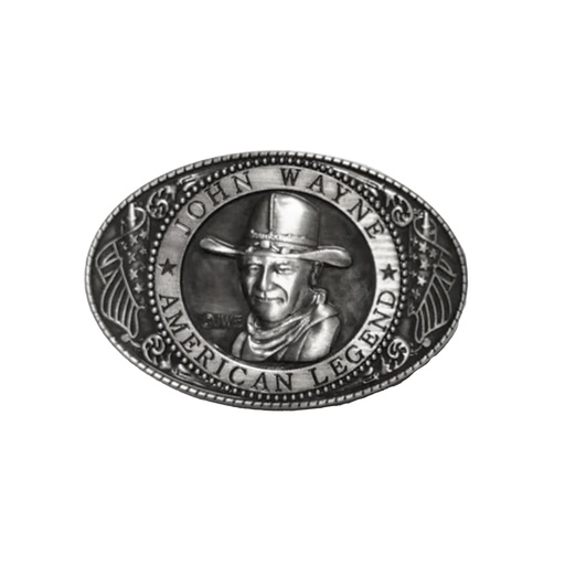 [JW6675P] John Wayne Magnet - Pewter Buckle