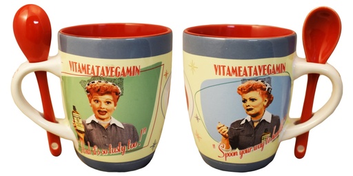 [L4834] Lucy Mug - Vita w/ Spoon