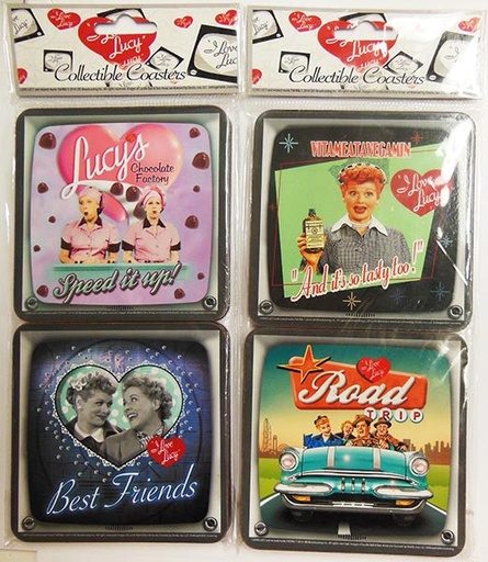 [L4892] Lucy Coasters - Set of 4 Coasters