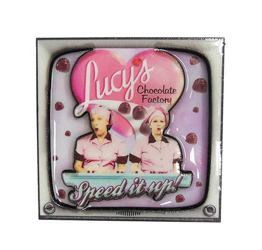 [L5259] Lucy Magnet - Laser 3D Chocolate Factory TV