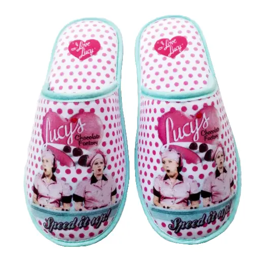 [L5373] Lucy Slippers - Chocolate Factory