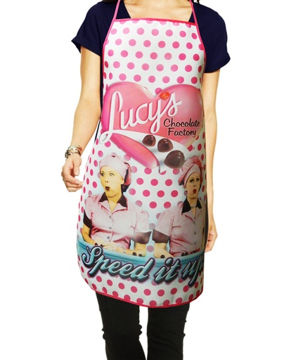 [L5404] Lucy Apron - Polka Dots