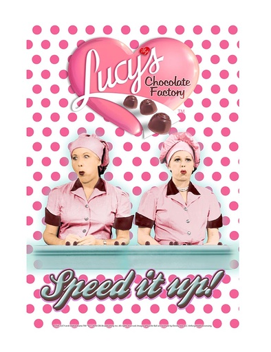 [L5696] Lucy Sign - Chocolate Factory