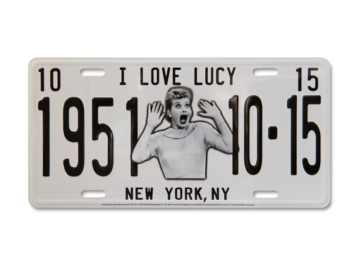 [L5798] Lucy License Plate - 1951