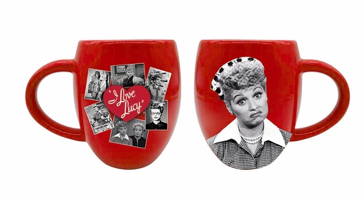 [L5802] Lucy Mug - Red w/Photos