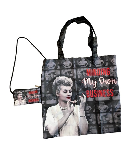 [L6655] Lucy Bag with Pouch - Minding My Own Business - 12pc Set