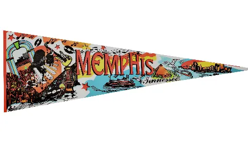 [M311] Memphis Pennant