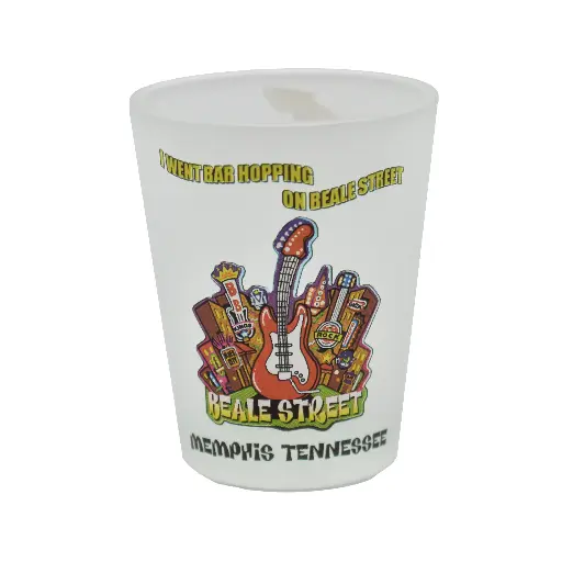 [M4441] Memphis Shot Glass - Bar Hopping On Beale