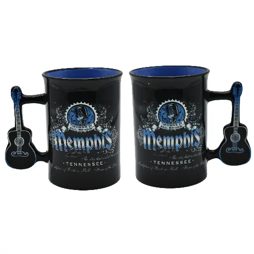 [M4741] Memphis Mug - All Began w/ Guitar Handle