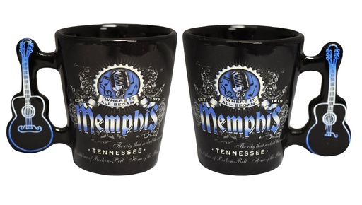 [M4755] Memphis Shot Glass - Guitar Handle All Began