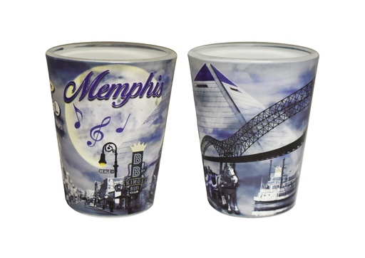 [M5094] Memphis Shot Glass - Smokey Night