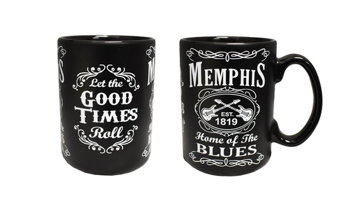 [M5238] Memphis Mug - Blk & Wht Est.