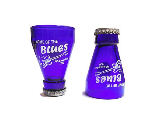 [M5350] Memphis Shot Glass - Beer Bottle Top