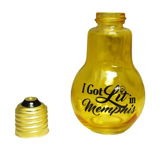 [M5531] Memphis Shot Glass - I Got Lit.. Light Bulb