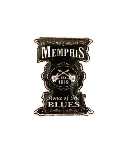 [M5608] Memphis Pin - Blk & Wht Est