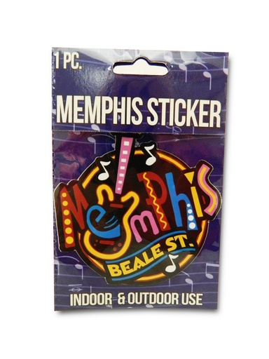 [M5642] Memphis Sticker - Round Neon