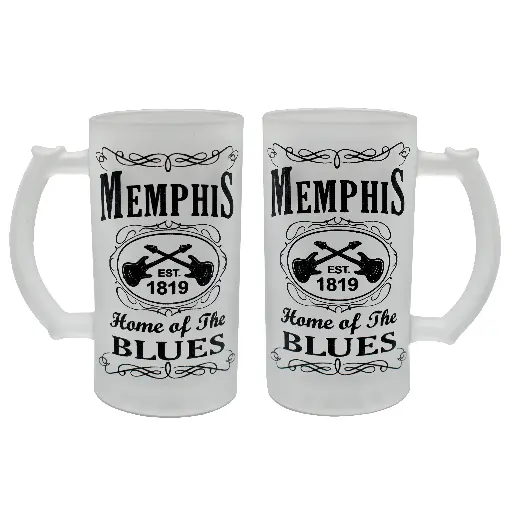 [M5771] Memphis Stein Blk & Wht Est - 16 Oz - Set of 2