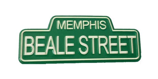 [M5818] Memphis Magnet - Beale Street Sign Tin