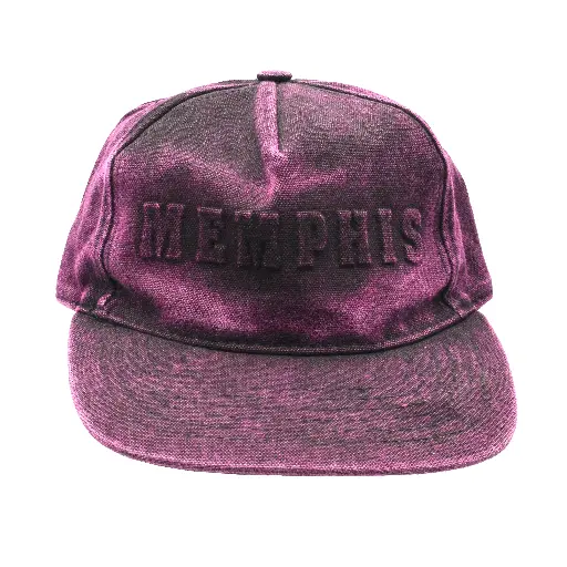 [M613] Memphis Cap - Denim Embroidered