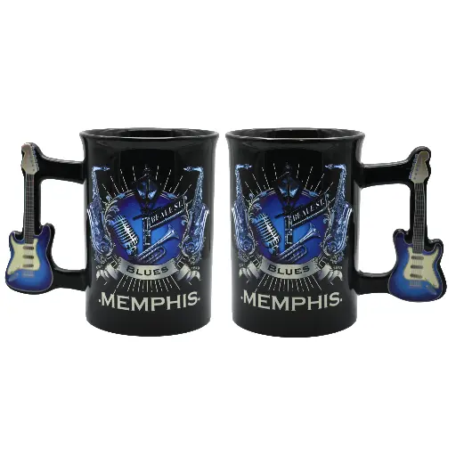 [M6298] Memphis Mug - Guitar Handle Blues