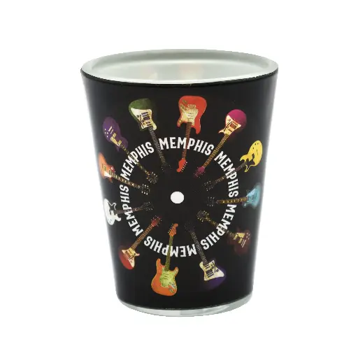 [M6387] Memphis Shot Glass - Guitars Circle