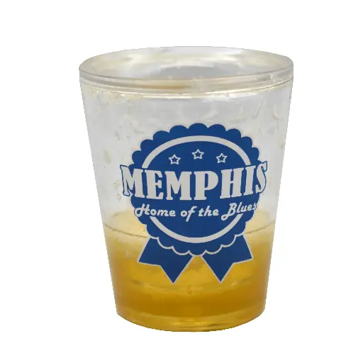 [M6484] Memphis Shot Glass - Blue Ribbon