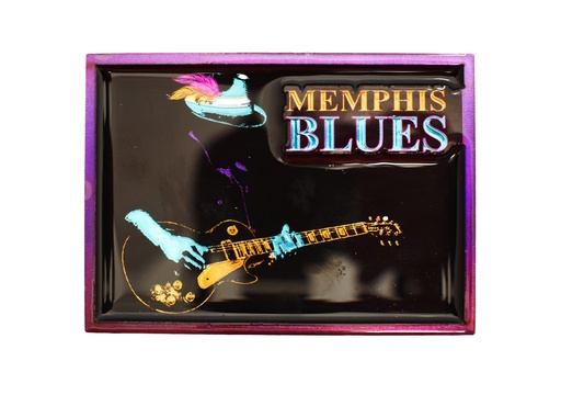 [M6538] Memphis Magnet - Blues Man 3D Foil