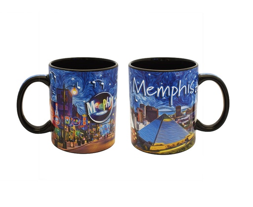 [M6618] Memphis Mug - Starry Night