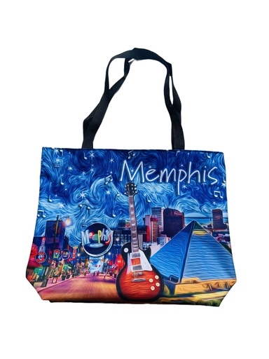 [M6622] Memphis Tote Bag - Starry Night