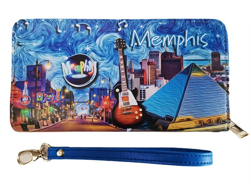 [M6623] Memphis Wallet - Starry Night