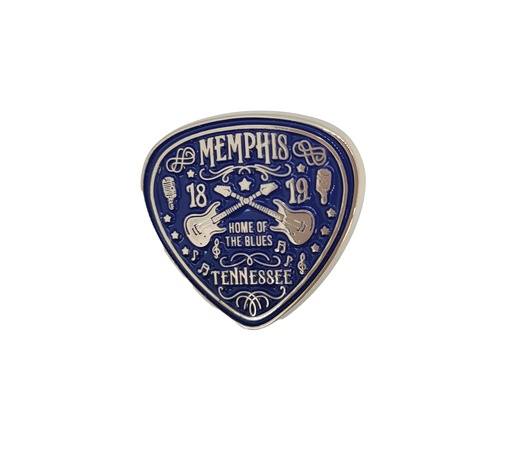 [M6707] Memphis Pin - Metallic Guitar Pick