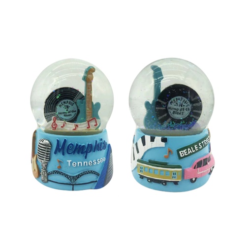 [M6804] Memphis Snowglobe - Record Guitar