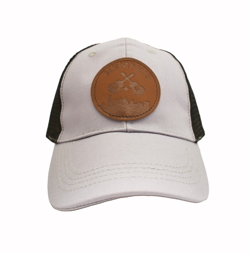 [M6805] Memphis Cap/Trucker Hat - Leather Patch