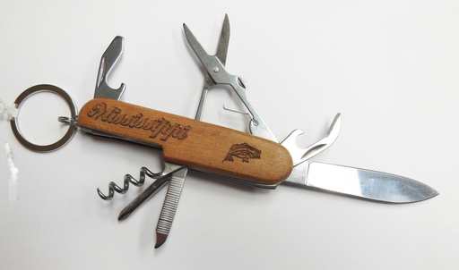 [MS4919] Mississippi Keychain - Utility Knife - Wood