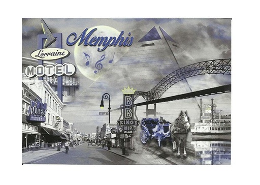 [MSP2119] Memphis Postcards - Smokey Night - Pack of 50